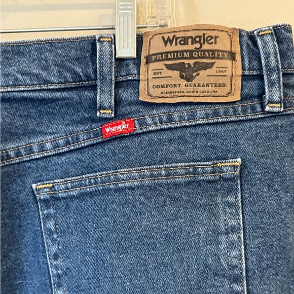 Wrangler Jeans Men's 40x29 Blue 1097FXVMD Relaxed Fit Medium Wash Denim - Picture 4 of 7